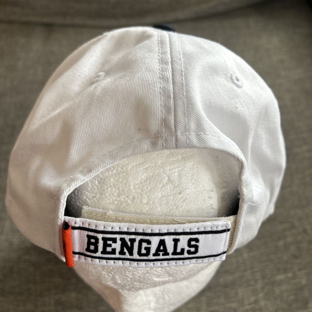 CINCINNATI BENGALS WHO DEY Reebok Adjustable Baseball HAT/CAP, White - Picture 2 of 5